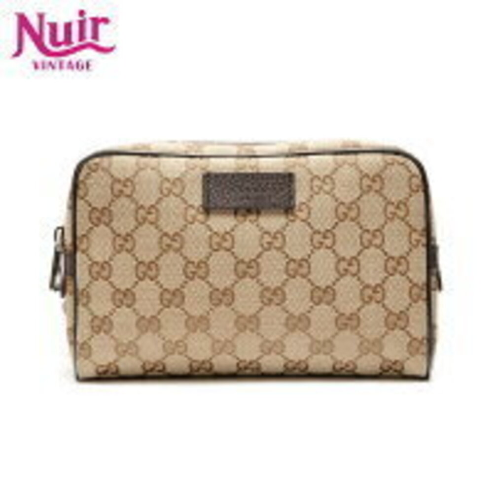 Gucci GG Canvas Waist Bag Brown